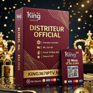 Abonnement King365TV 12 mois original - Serveur IPTV stable 4K king365iptv.net