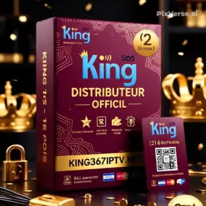 IPTV King365 2 écrans 12 mois pack famille premium 2026
